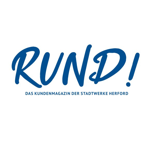 Das Logo des Kundenmagazins RUND!
